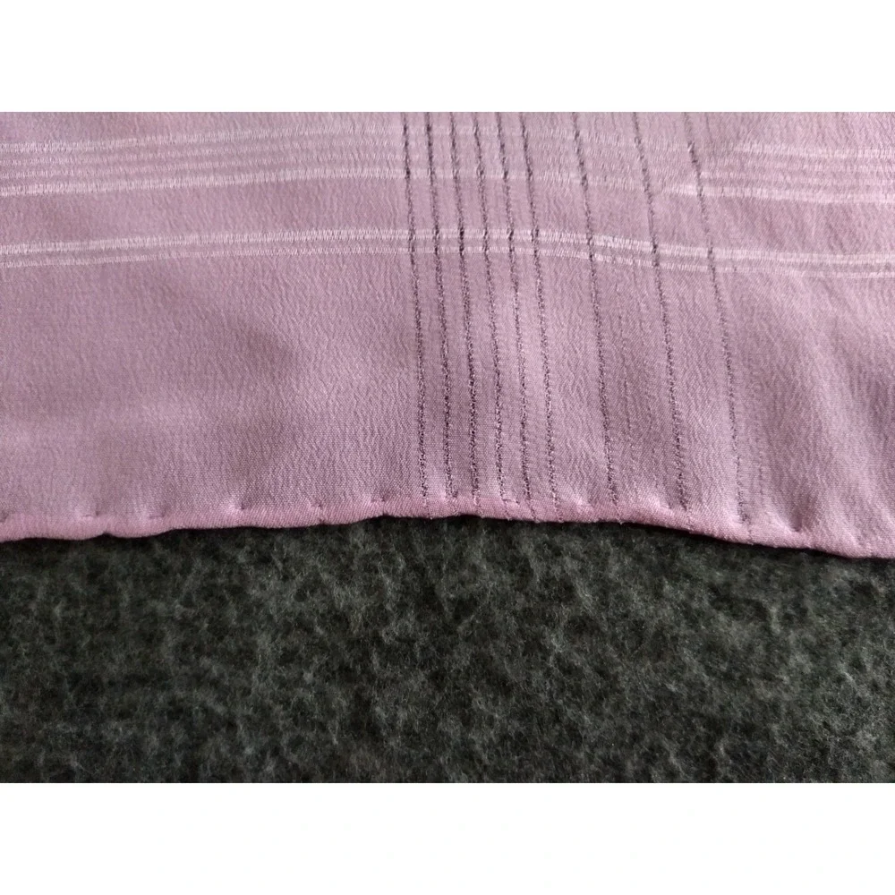 Fer-Gio Como Pure Silk Scarf ITALY Lavender / Soft Pink Rolled Hem 33.5